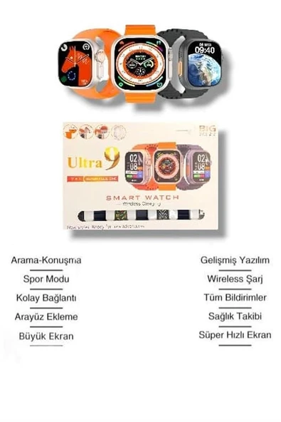 Akıllı Saat Bluetooth Araması, Spor Modları İzleme İle Hayatınızı Kolaylaştıran Akıllı Saat ürün görseli 1