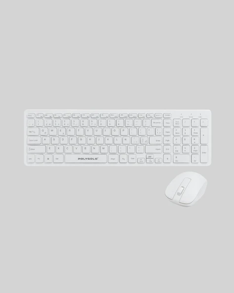 Ofis Ev Kullanımı İçin Kablosuz Klavye Seti - Ergonomik Pratik - Resim 5
