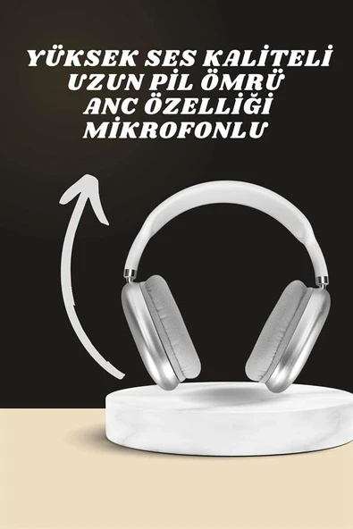 Kulak Üstü P9 Kablosuz Bluetooth Kulaklık 7 Kordonlu Akıllı Saat ürün görseli 1