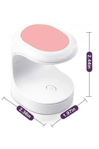 Protez Tırnak Kurutucu Kalıcı Oje Led Oje Kurutucu Uv Işınlı Taşınabilir - Resim 5