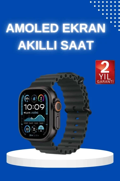 Akıllı Saat Bluetooth Bağlantılı Nfc Gps Uyumlu Nabız Ölçer Sesli Görüşme ürün görseli 1