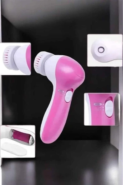 Taşınabilir Yüz Temizleme Masaj, Peeling, Temizlik 5 Başlıklı ürün görseli 1