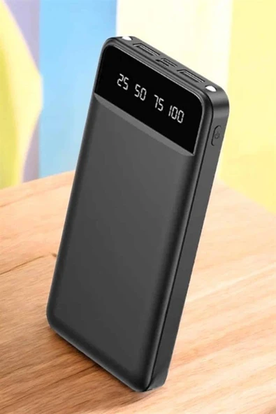 20.000 Mah Lcd Ekran Usb Lightning Type-C Uyumlu İos Android - Resim 3