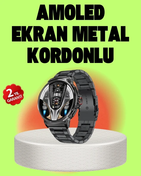 Sw80 Akıllı Saat 1.93″ Hd Ekran 700 Mah Batarya 3 Kordon ürün görseli 1