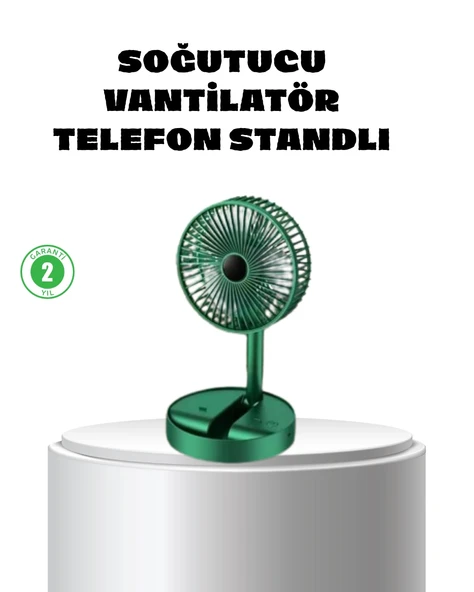 Katlanabilir Fan – 3 Kademeli Soğutma, Şarjlı ürün görseli 1