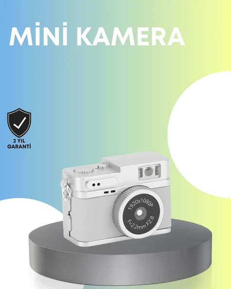 Mini Dijital Kamera 1080P Full Hd Dahili 128Gb Hafızalı ürün görseli 1