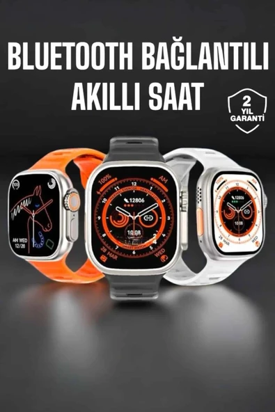 Yeni Nesil Akıllı Saat Adımsayar, Gps, Nabız Ölçer, Uyku Takibi ürün görseli 1