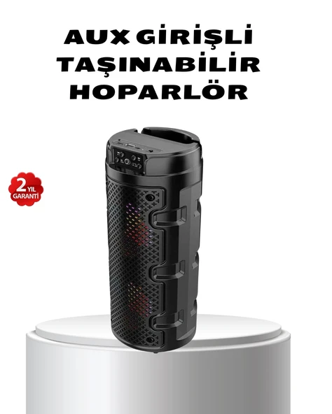 Bluetooth 5.0 Kablosuz Hoparlör Çift Sürücülü Yüksek Ses Kalitesi Kompakt Tasarım ürün görseli 1
