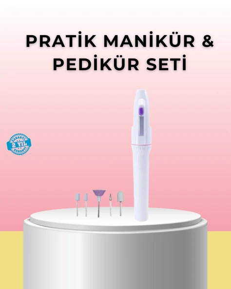 Profesyonel Elektrikli Tırnak Bakım Matkap Seti – Düşük Gürültü Taşınabilir Tasarım ürün görseli 1