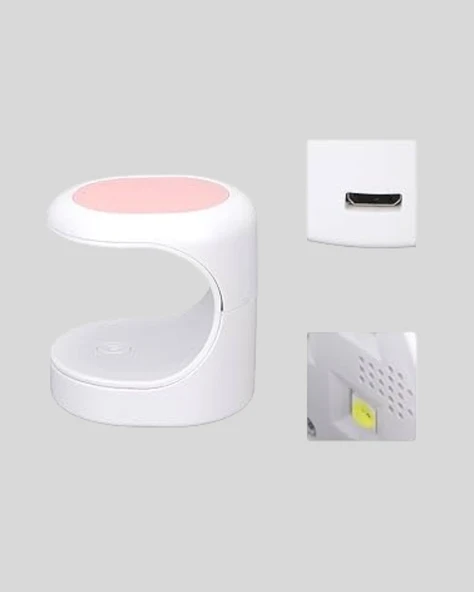 Taşınabilir Mini Oje Kurutma Makinesi 16W Uv Led Hızlı Etkili Kurutucu - Resim 3