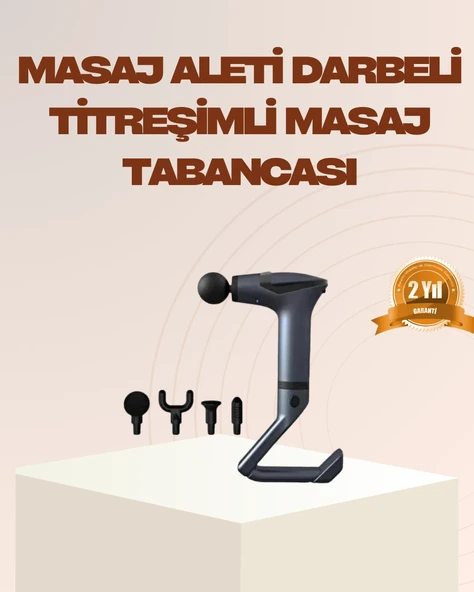 Şarjlı Taşınabilir 3In1 Titreşimli Masaj Aleti Esneme Bantlı ürün görseli 1