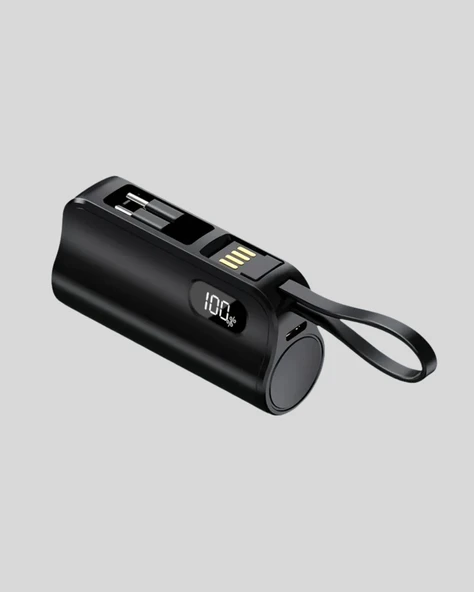 Dahili Type-C Konektörlü Mini 2000Mah - Resim 4