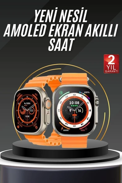 Akıllı Saat Android İos Uyumlu 49 Mm Nfc Özelliği Gps Takibi ürün görseli 1