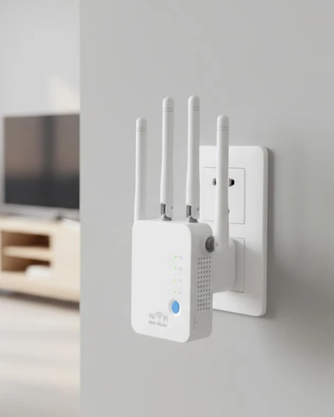 Wifi 2.4G 5G Kablosuz Tekrarlayıcı ürün görseli 1