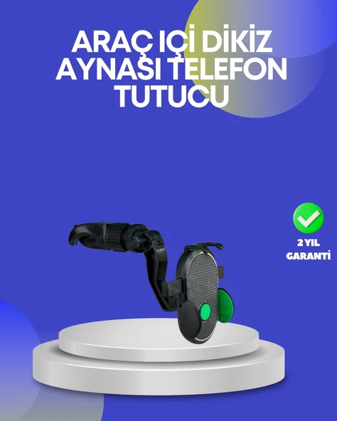 Dikiz Aynasına Koltuk Başlığına Uyumlu Telefon Tutucu ürün görseli 1