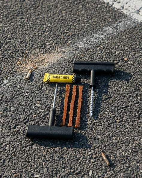 Otomobil Motosiklet Bisiklet İçin Güvenli Lastik Tamir Kiti ürün görseli 1