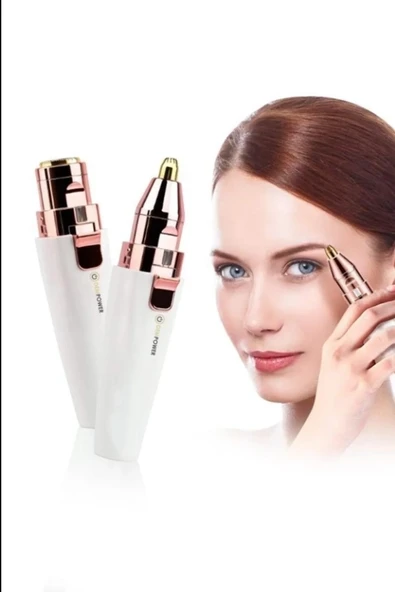 Çift Başlıklı Epilasyon Yüz Çene Işıklı Kıl Tüy Alma Mini Cep Epilasyonu ürün görseli 1