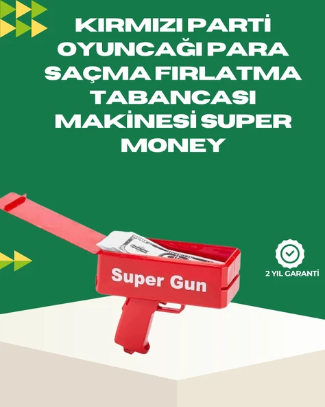 Elektrikli Money Gun Oyuncak Parti Tabancası ürün görseli 1