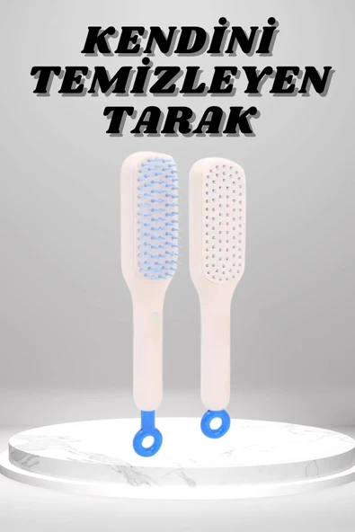 Silikon Yumuşak Sıkı Dişli Sihirli Geri Çekilebilir Tarak Kendini Temizleyen Saç Fırçası ürün görseli 1