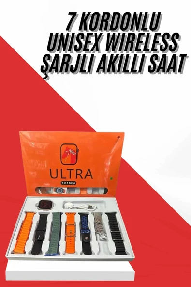 Unısex 7 Kordonlu Çok Fonksiyonlu Nabız Ölçer Uyku Takibi ürün görseli 1