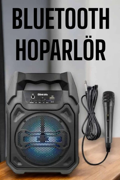 Güçlü Şarj Edilebilir Bluetooth Hoparlör 6.5 İnç ürün görseli 1