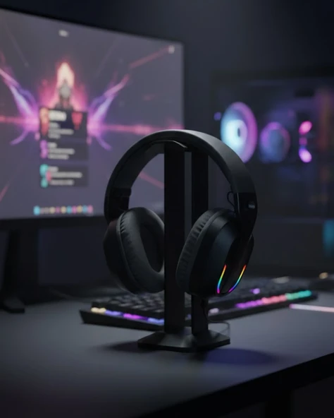 Kablosuz Kulaklığı Rgb Aydınlatmalı Bluetooth Mikrofonlu Headset ürün görseli 1