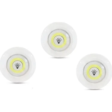 Uzaktan Kumandalı 3Lü Led Lamba Seti - Resim 3