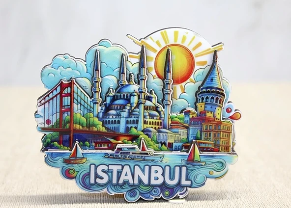 Ahşap İstanbul Temalı Magnet Alk4600 ürün görseli 1