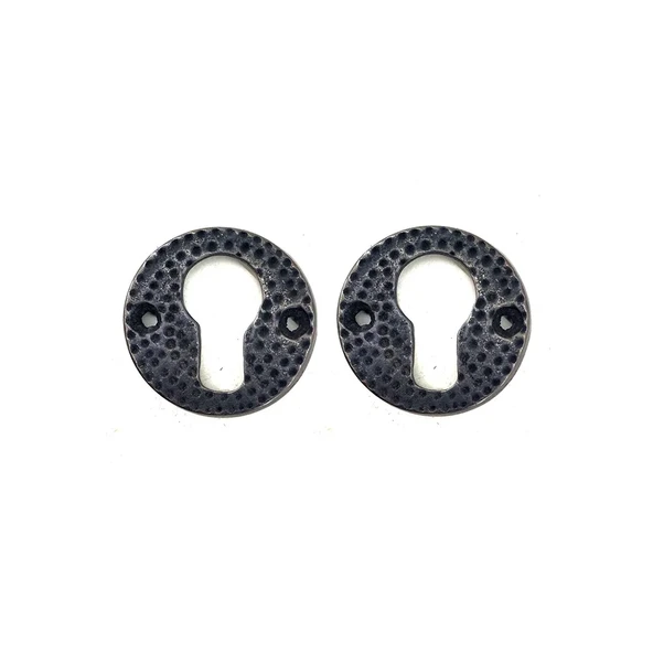 Antika Tarz Dekoratif Pirinç Oda Kilit Rozeti - 49Mm, Oksit ürün görseli 1