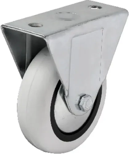 355 - 75X25 Mm Pvc Makaralı Sabit Teker 4 Adet ürün görseli 1