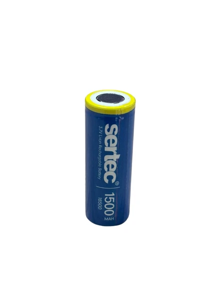 3.7V Li-Ion 18500 1500 Mah 1C Şarjlı Pil ürün görseli 1