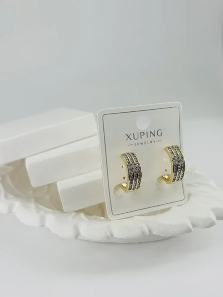 Zirkon Taşlı Pirinç Zirkon Küpe - Kp00353 ürün görseli 1