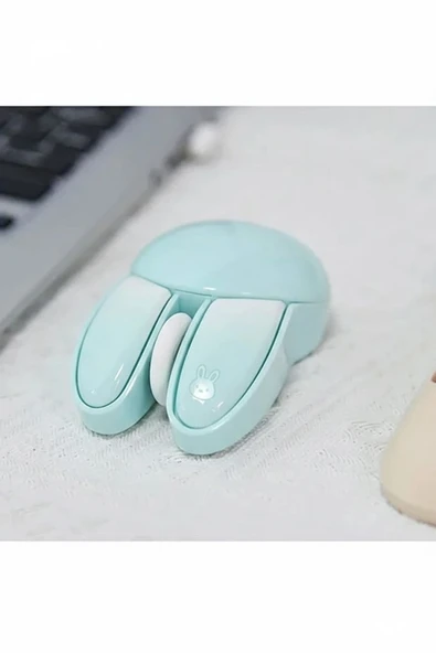 Tavşan Figürlü Mouse Pil Dahil Etiket Hediyeli - Resim 4
