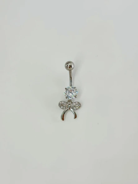 Fiyonk Detaylı Göbek Piercing - Pg0093 ürün görseli 1
