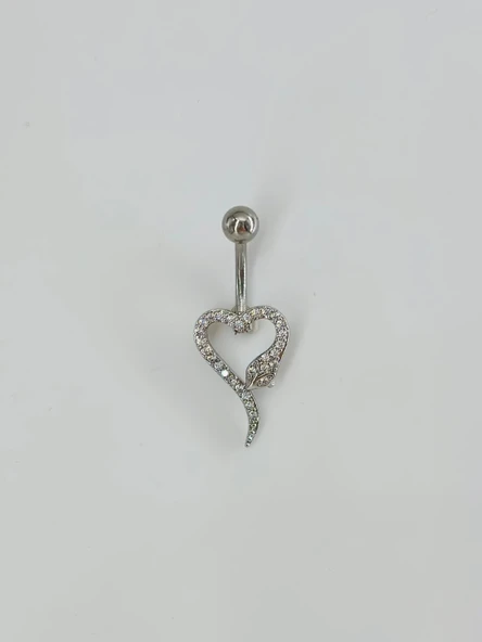 Yılan Detaylı Göbek Piercing - Pg0113 ürün görseli 1