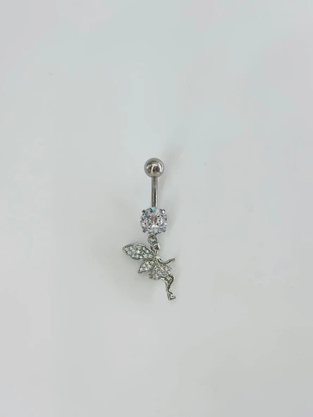 Su Perisi Detaylı Göbek Piercing - Pg0120 ürün görseli 1