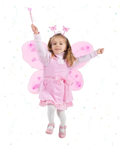Pembe Kız Seti – 50 Cm Kanadı, Taç Asa - Resim 2