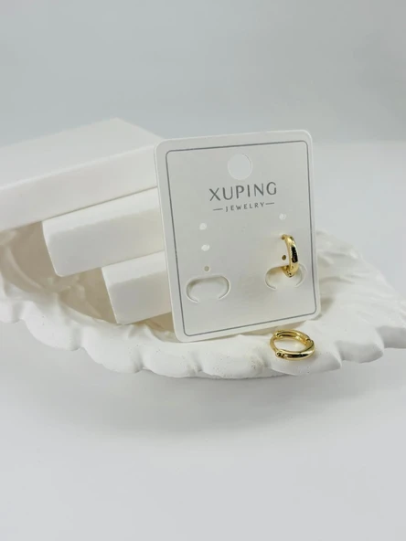 Pirinç Zirkon Küpe - Kp00304 - Resim 2