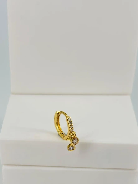 Zirkon Taşlı Uç Kısmı : Pirinç Kıkırdak Bar Uzunluğu : 6 Mm / Bar Kalınlığı 0.8 Mm / Top Boyu 3 Mm / Çap 8 Mm - Pt0080-1 ürün görseli 1