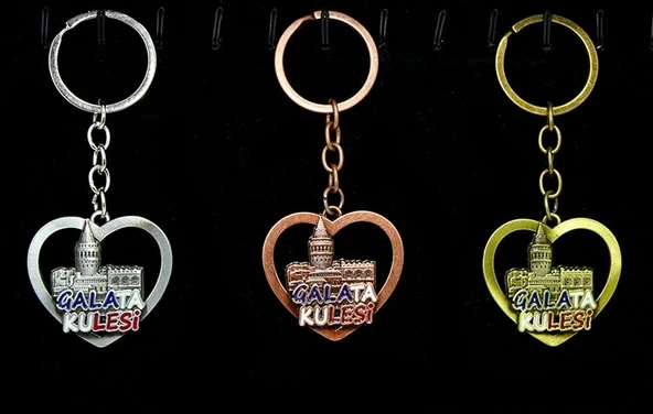 Metal Galata Kulesi Anahtarlık Alk2209 ürün görseli 1