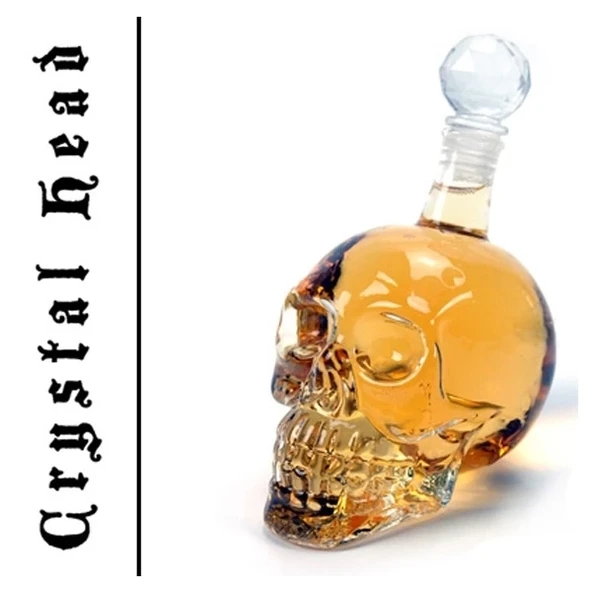 1000 Ml Crystal Head Kuru Kafa Şişesi - Resim 2