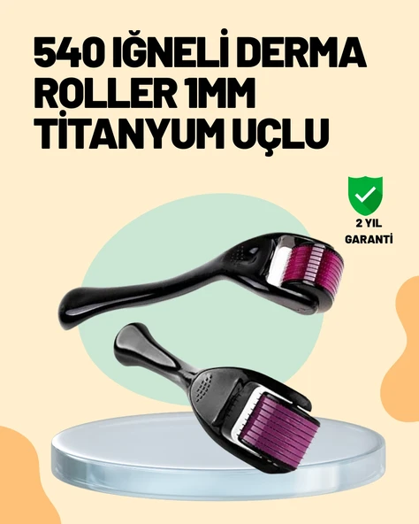Cilt Yenileyici Derma Roller – Mikro İğneli Bakım Aracı ürün görseli 1
