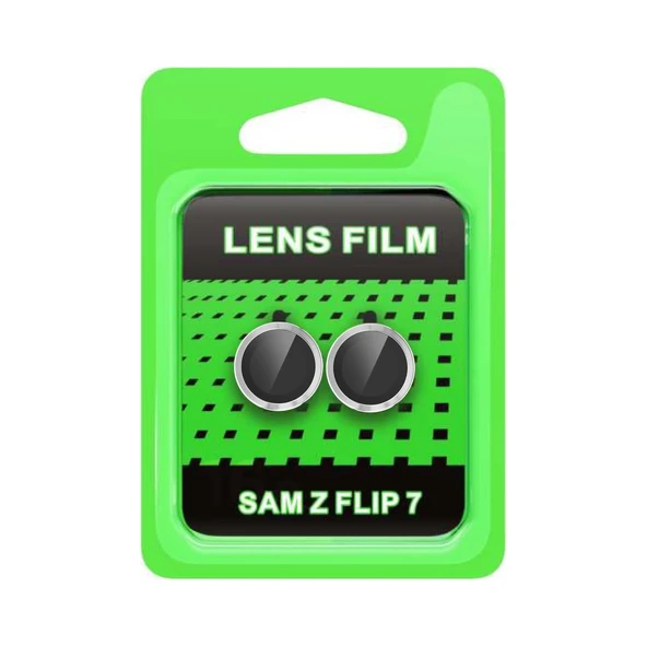 Galaxy Z Flip 7 Raze Metal Kamera Lens - Gümüş ürün görseli 1