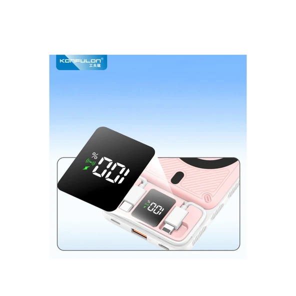 M25W 10.000 Mah 20W Pd Magsafe Powerbank - Mavi - Resim 4