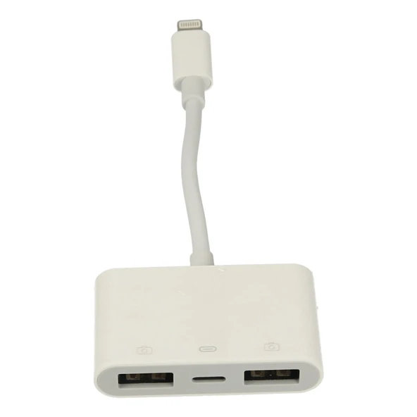 Apr23 Iphone Otg 3In1 - Beyaz - Resim 2