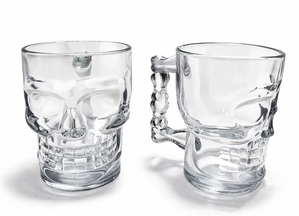 2'Li Cam Kurukafa Kupa Bardak Seti Alk2148 ürün görseli 1