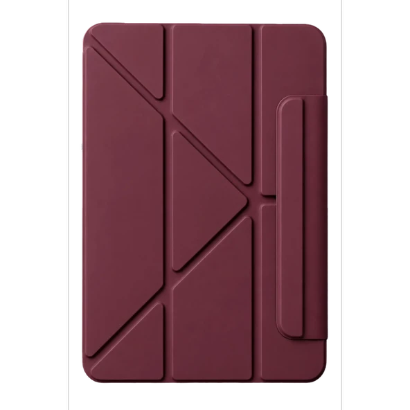 İpad 2025 10.9 10.Nesil (A16) Edz Manyetik Standlı Tablet Kılıfı - Mürdüm ürün görseli 1