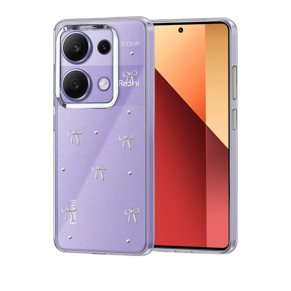 Redmi Note 13 4G Fiyonk Desenli Kapak - Desen 1 ürün görseli 1
