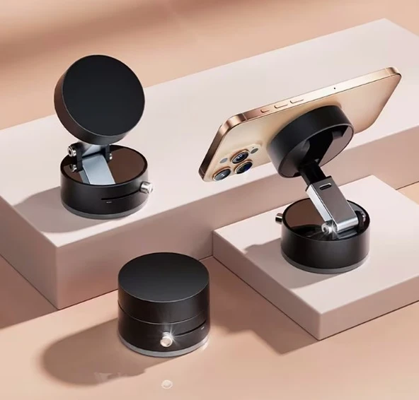 Mıknatıslı Katlanabilir Telefon Tutucu - Torpido ve Cam Uyumlu ürün görseli 1