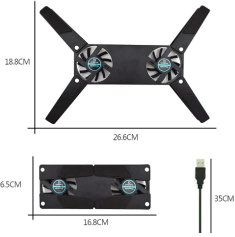 Katlanabilir Laptop Soğutucu - Resim 3